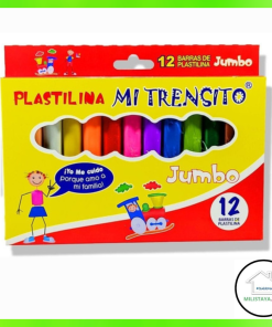 Plastilina Mi Trensito Jumbo Caja *12 Barras
