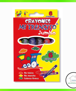 Crayones Mi Trensito Jumbo Caja * 6