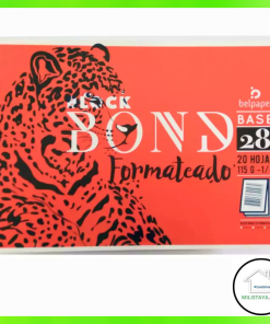 Block Bond 28 Formateado 1/4 Horizontal  *20h Belpapel
