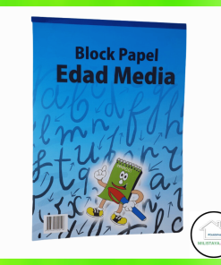 Block Papel Edad Media 1/8 * 25 Hojas