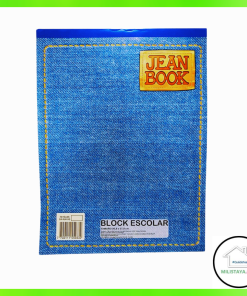 Block Escolar Blanco Carta *80 Hojas Jean Book
